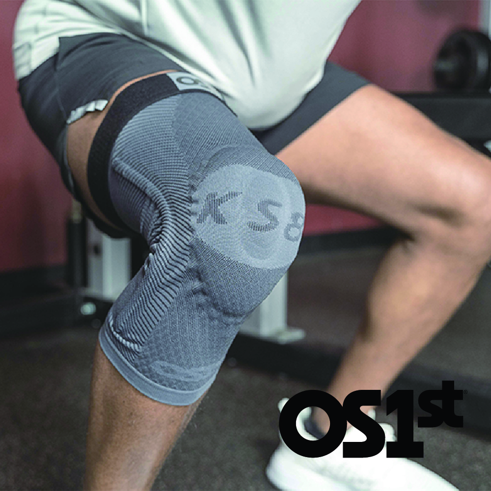 [OS1st] 미국특허 인체공학적 압박 밸크로 쿠셔닝 무릎보호대 KS8 (1개입)